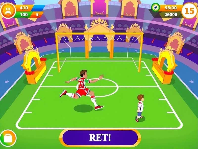 Indian Fiesta Goal Game Screenshot
